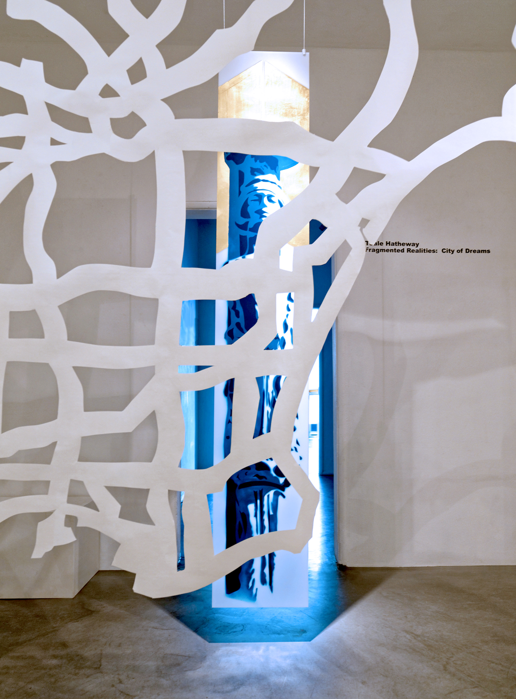 Fragmented Realities_Teale Hatheway_Installation Art with maps